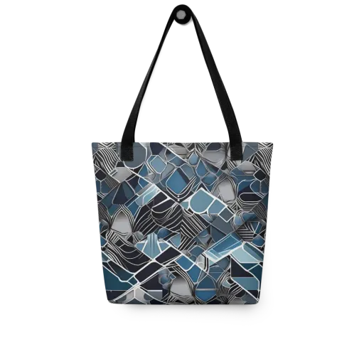Cobalt Shard on a Tote Bag