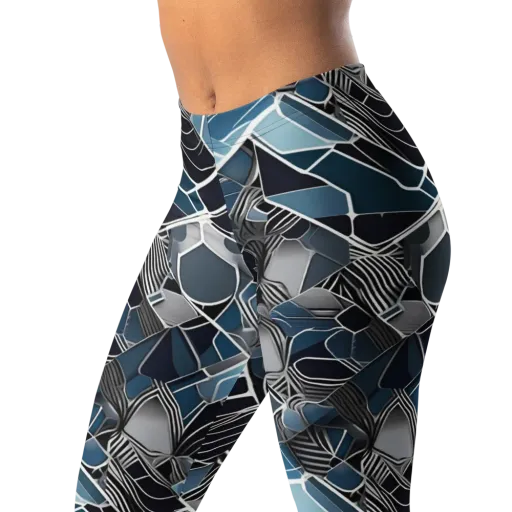 Cobalt Shard on a Leggings