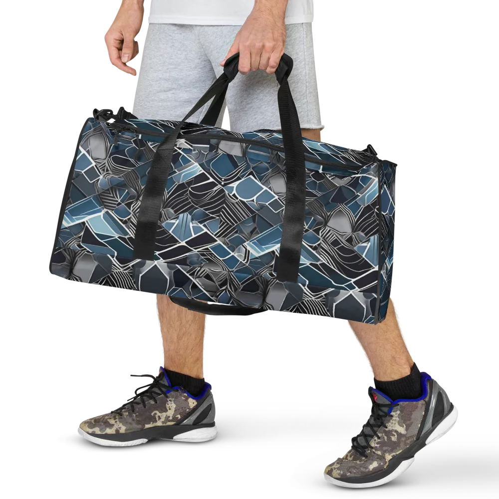 Cobalt Shard on Duffle Bag — Front