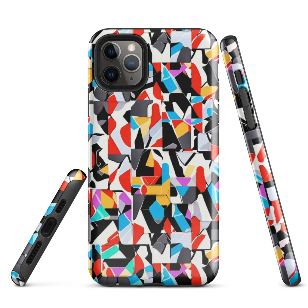 Prismatic Shuffle on Tough Case for iPhone® — Front