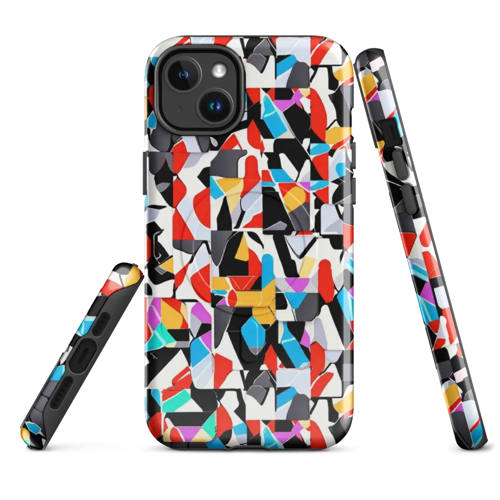 Prismatic Shuffle on MagSafe Tough Case for iPhone® — Front