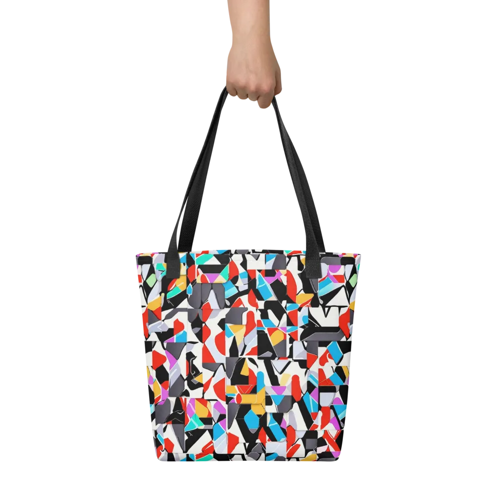 Prismatic Shuffle on Tote Bag — Front