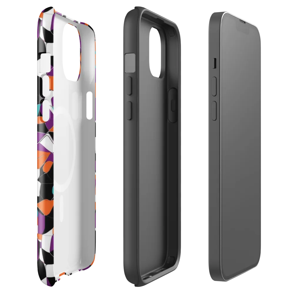 Modern Stained Glass on MagSafe Tough Case for iPhone® — Front