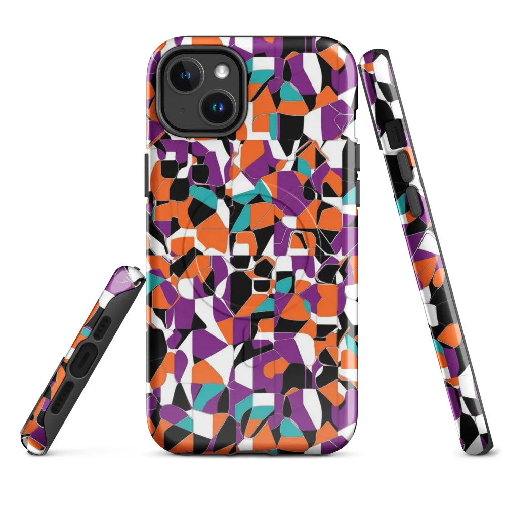 Modern Stained Glass on MagSafe Tough Case for iPhone® — Front