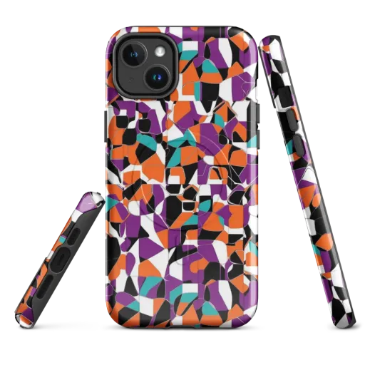 Modern Stained Glass on a MagSafe Tough Case for iPhone®