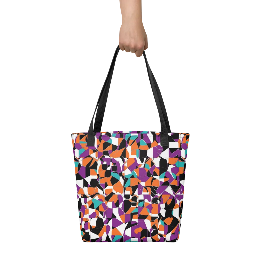 Modern Stained Glass on Tote Bag — Front