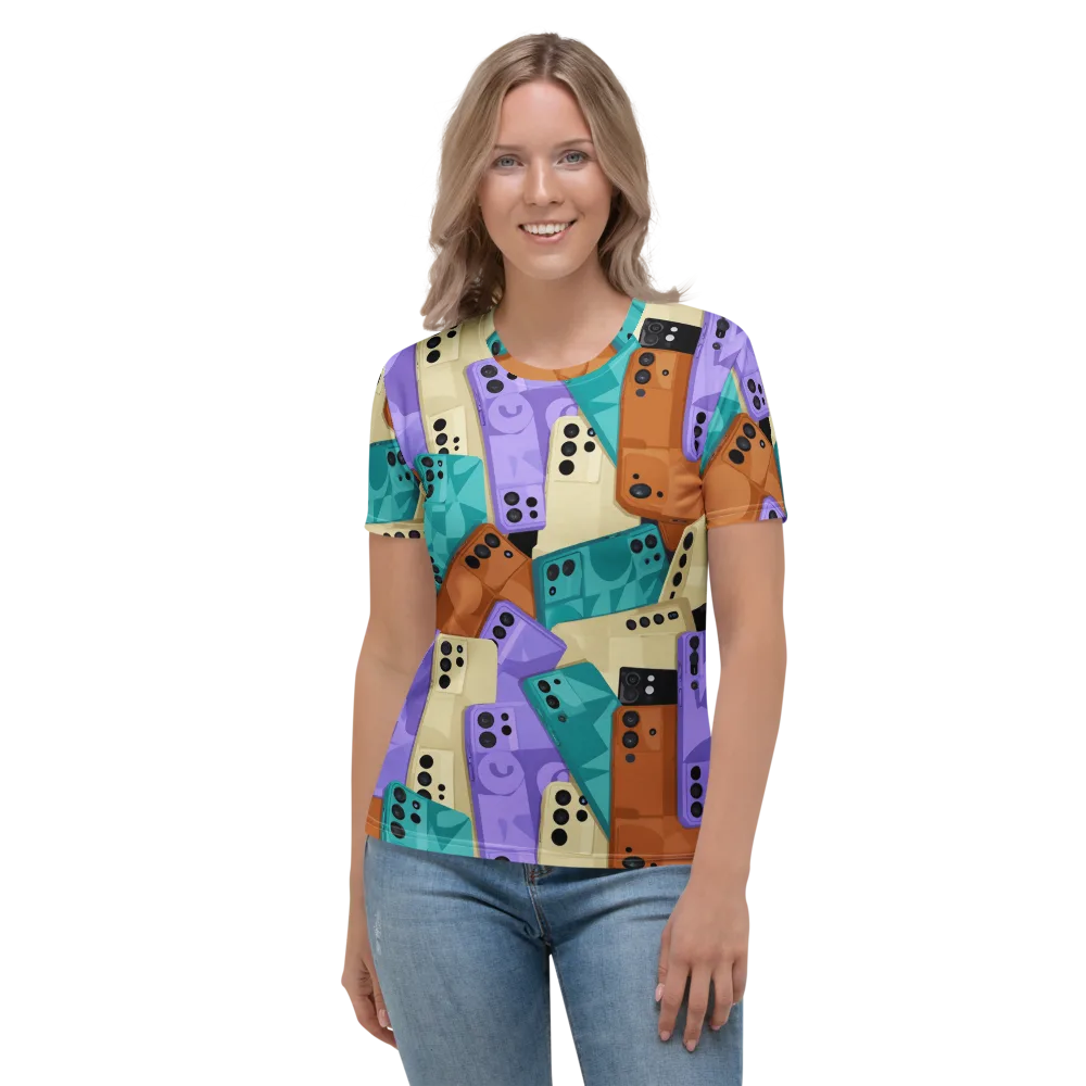 Color Call on Women's Crew Neck T-Shirt — Front