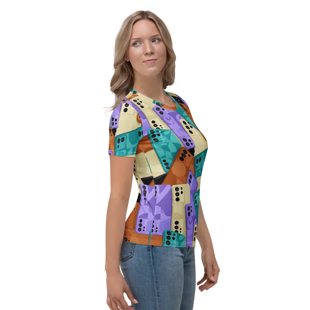 Color Call on Women's Crew Neck T-Shirt — Right