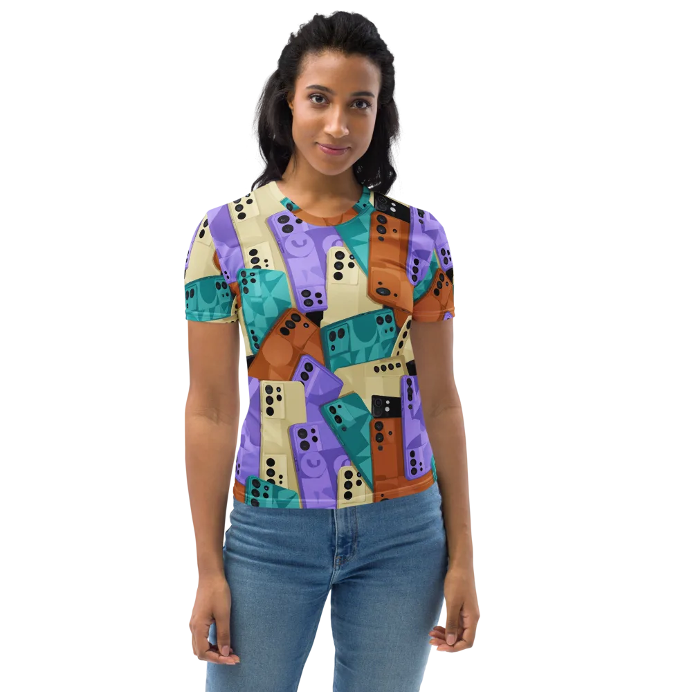 Color Call on Women's Crew Neck T-Shirt — Front