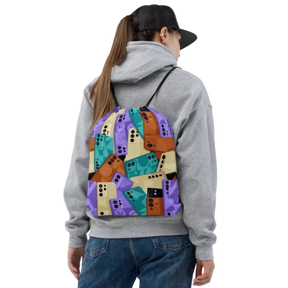 Color Call on Drawstring Bag — Front