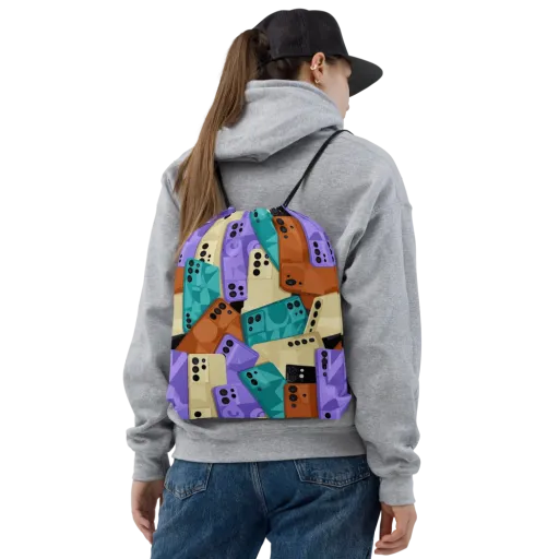 Color Call on a Drawstring Bag