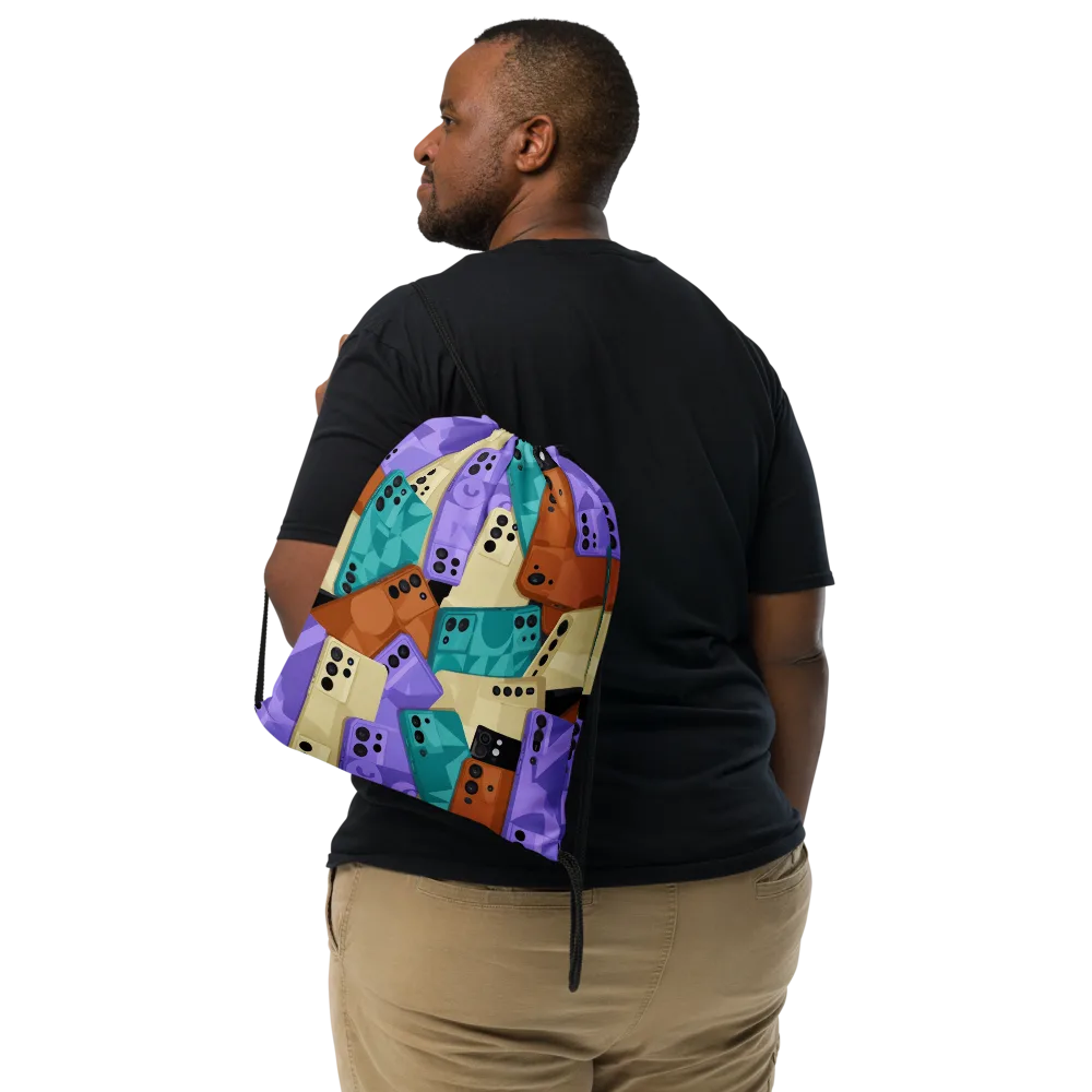 Color Call on Drawstring Bag — Front