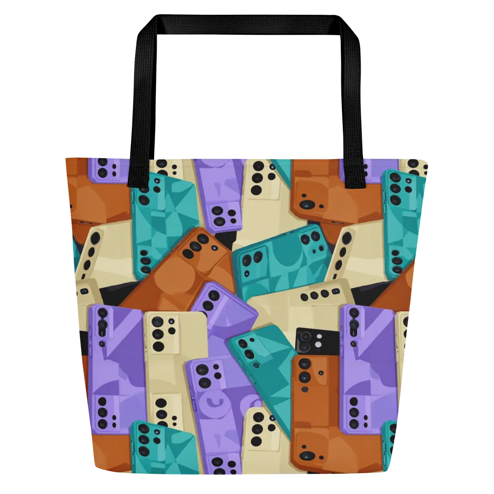 Color Call on Large Tote Bag W/ Pocket — Front