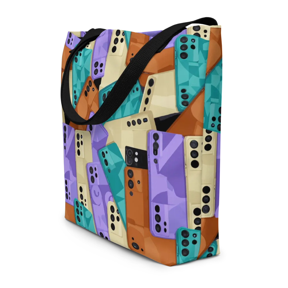 Color Call on Large Tote Bag W/ Pocket — Front