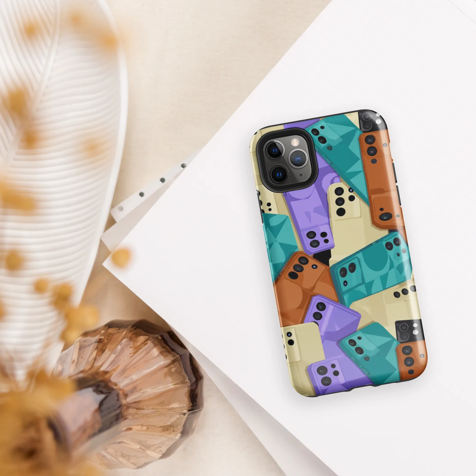 Color Call on Tough Case for iPhone® — Front