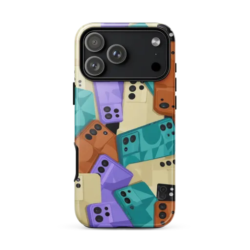 Color Call Tough Case for iPhone® on model