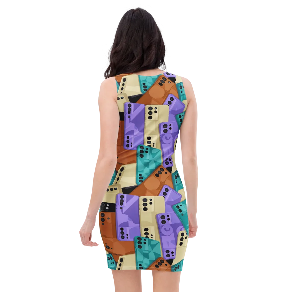 Color Call on Bodycon Dress — Back