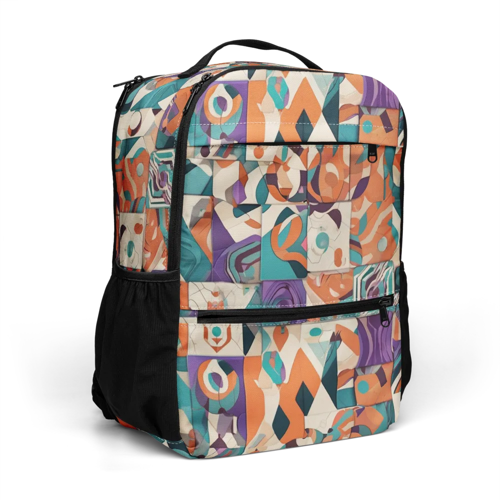Chromatic Quilt on Utility Backpack — Right Front