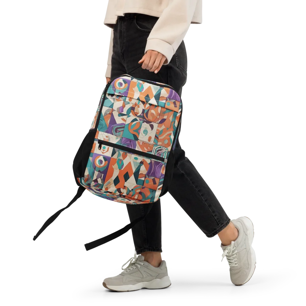 Chromatic Quilt on Utility Backpack — Front