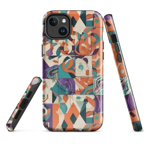 Chromatic Quilt on a MagSafe Tough Case for iPhone®