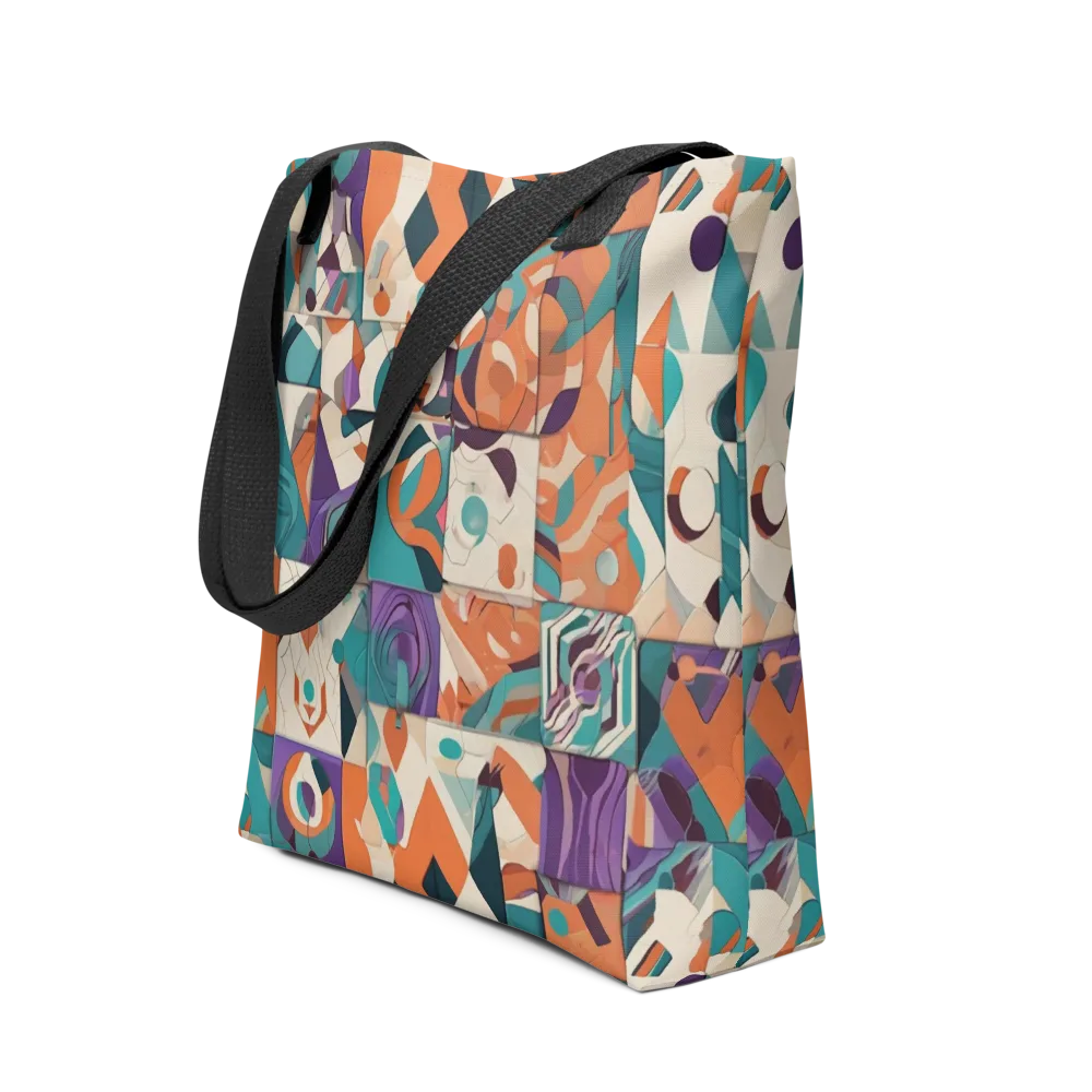 Chromatic Quilt on Tote Bag — Front