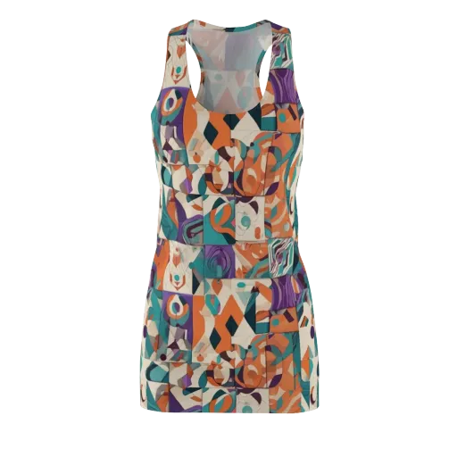 Chromatic Quilt on a Racerback Dress