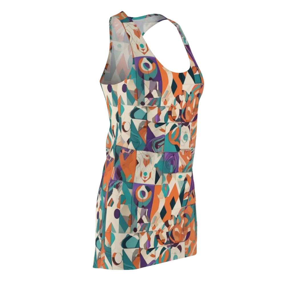 Chromatic Quilt on Racerback Dress — Front Side