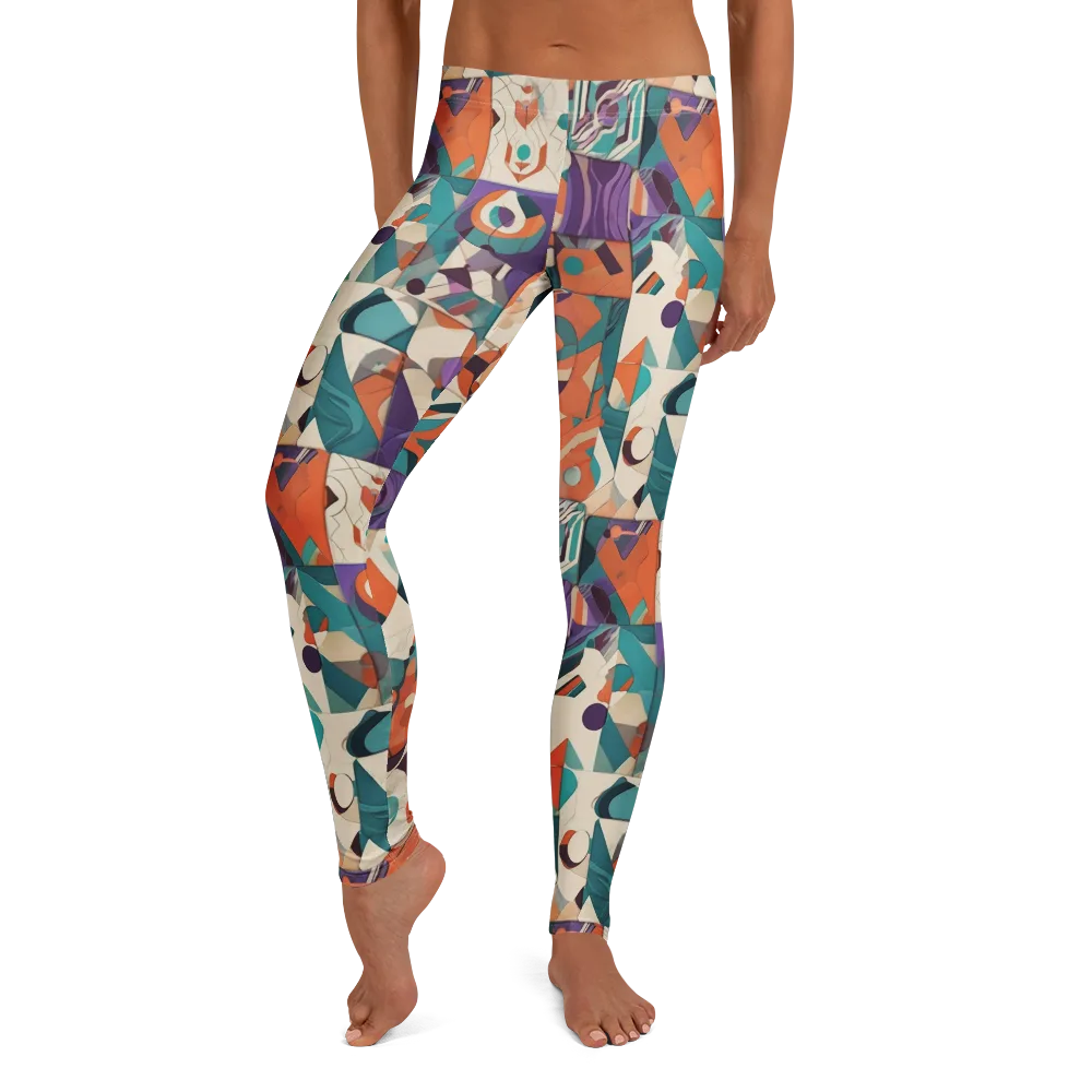 Chromatic Quilt on Leggings — Front