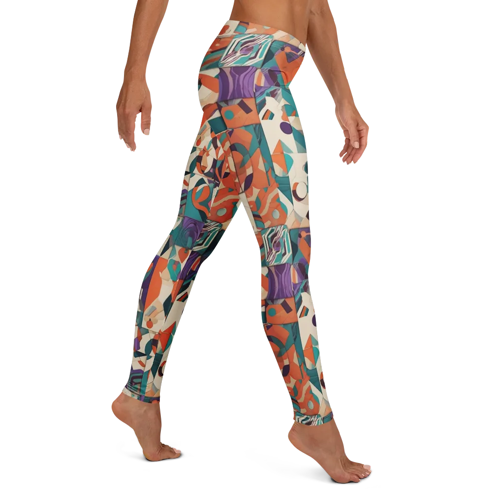 Chromatic Quilt on Leggings — Right