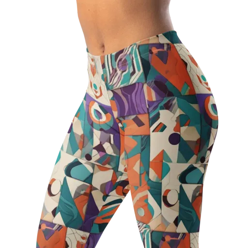 Chromatic Quilt on a Leggings