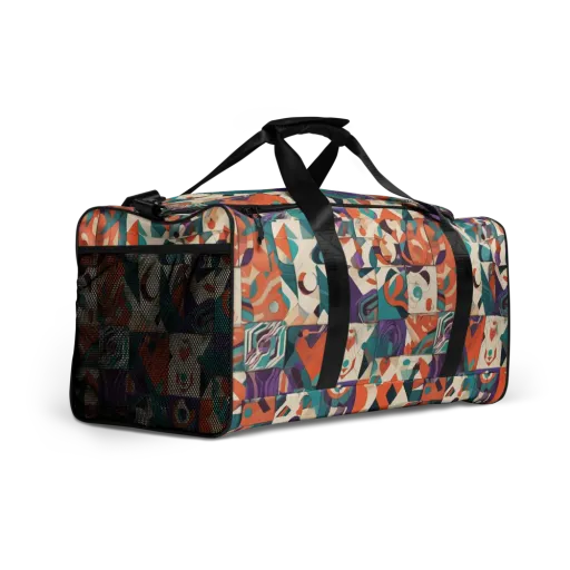 Chromatic Quilt on Duffle Bag