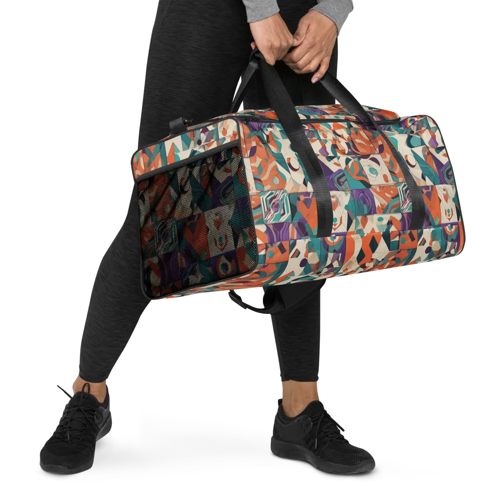 Chromatic Quilt on Duffle Bag — Right Front