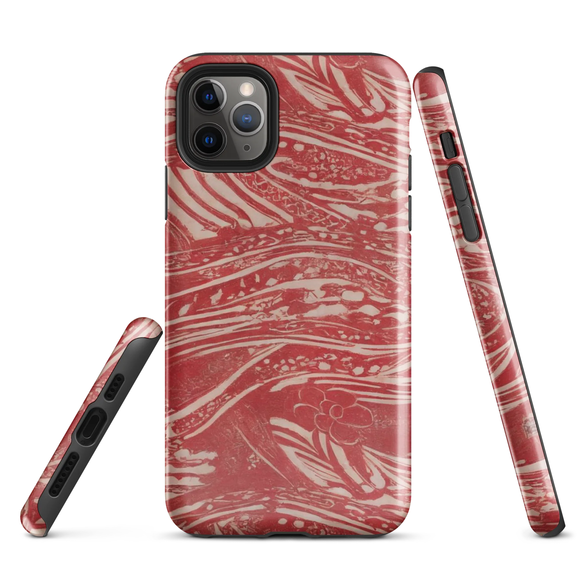 Marbled Bloom on Tough Case for iPhone® — Front