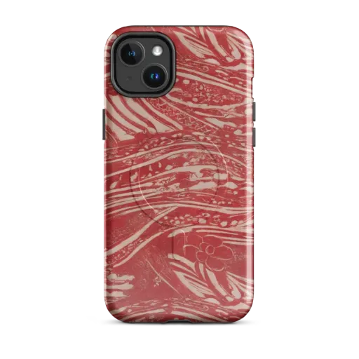 Marbled Bloom on a MagSafe Tough Case for iPhone®