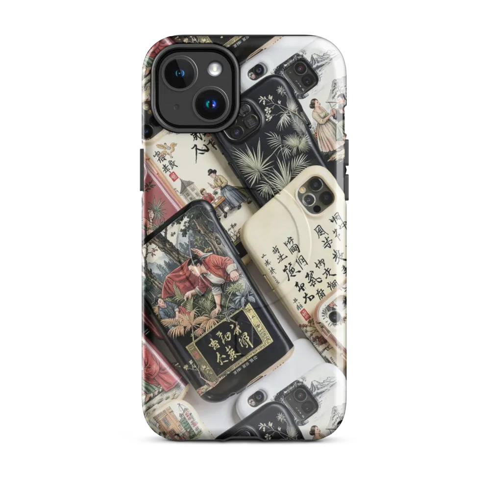 Ink And Ivory Carousel on MagSafe Tough Case for iPhone® — Front