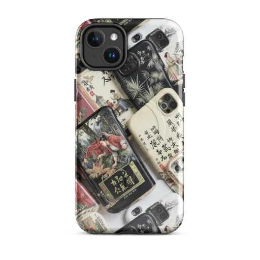 Ink And Ivory Carousel on a MagSafe Tough Case for iPhone®