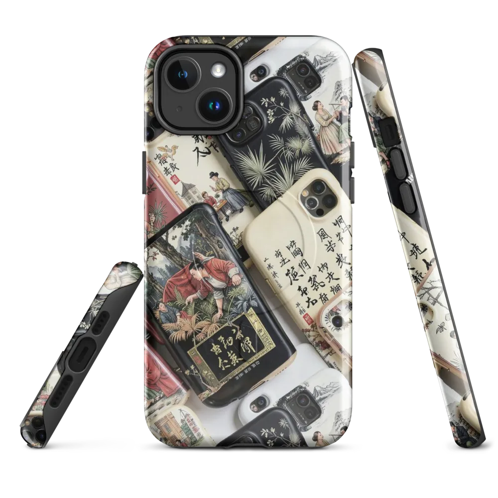 Ink And Ivory Carousel on MagSafe Tough Case for iPhone® — Front