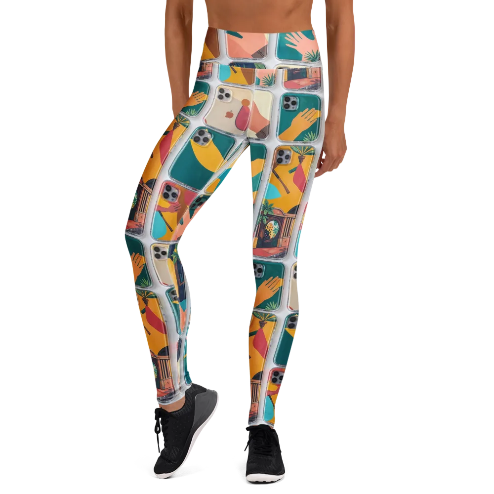 Palm Reader on Yoga Leggings — Front