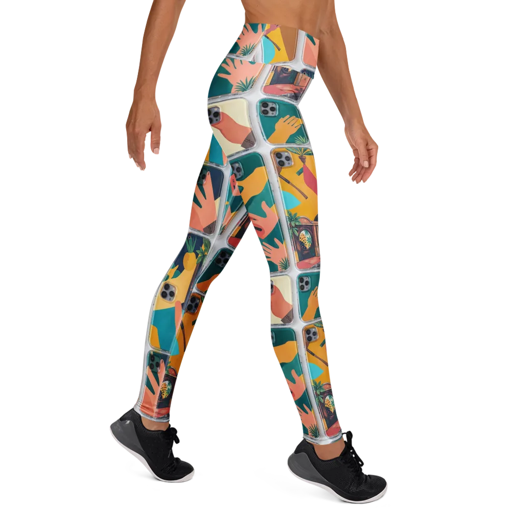 Palm Reader on Yoga Leggings — Right