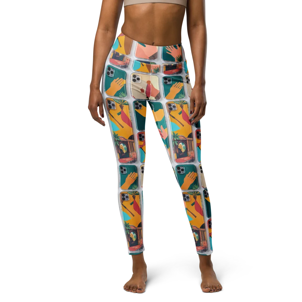Palm Reader on Yoga Leggings — Front