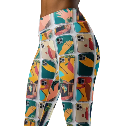Palm Reader on a Yoga Leggings