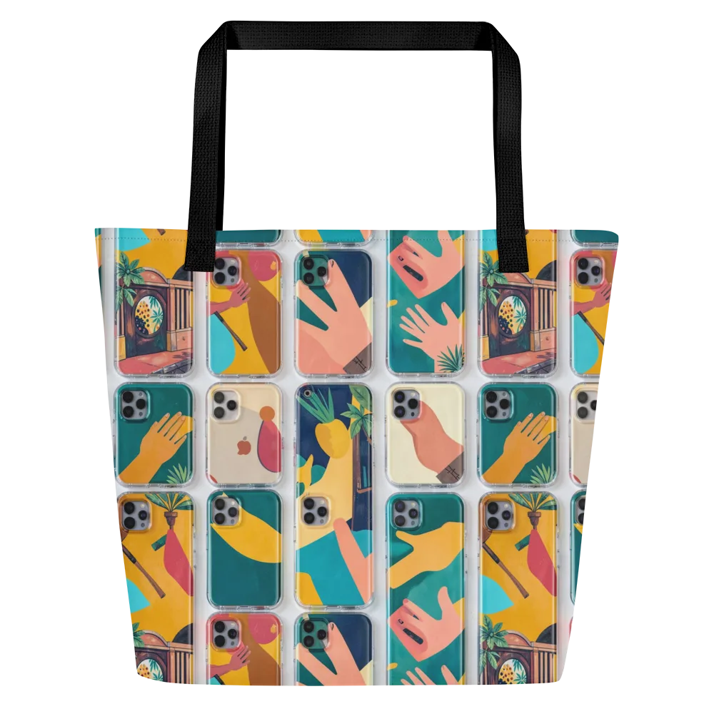 Palm Reader on Large Tote Bag W/ Pocket — Front