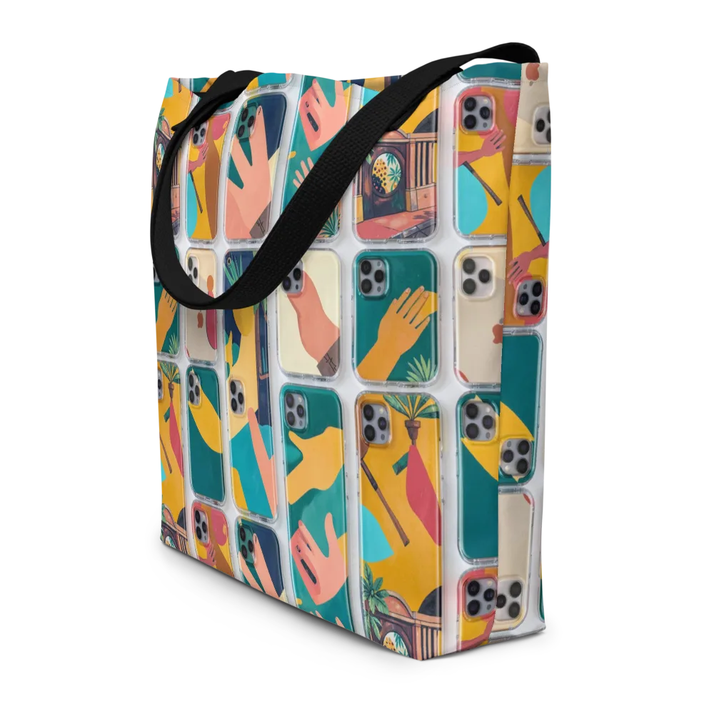 Palm Reader on Large Tote Bag W/ Pocket — Front