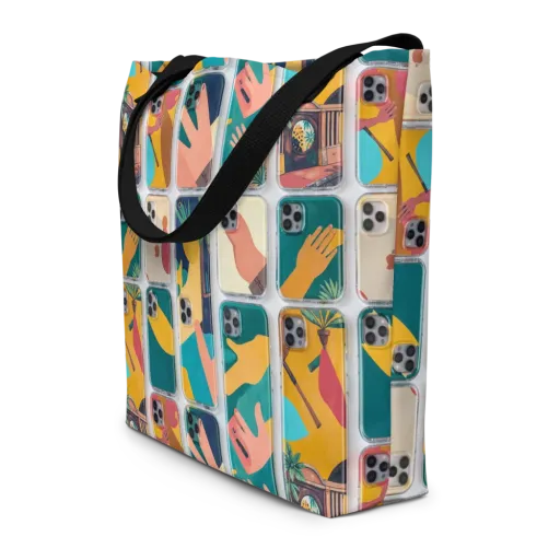Palm Reader on a Large Tote Bag W/ Pocket