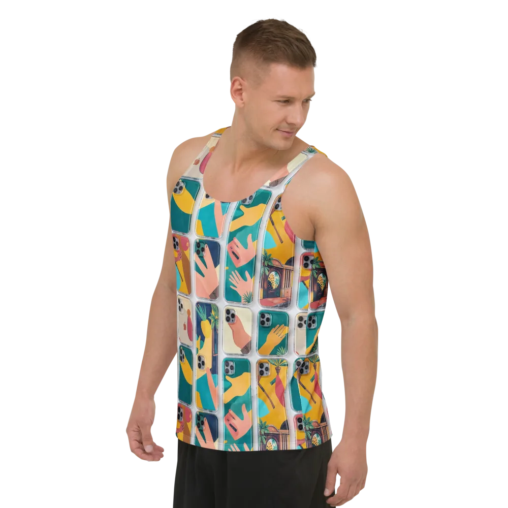 Palm Reader on Men's Tank Top — Left Front