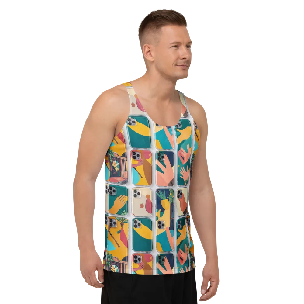 Palm Reader on Men's Tank Top — Right Front
