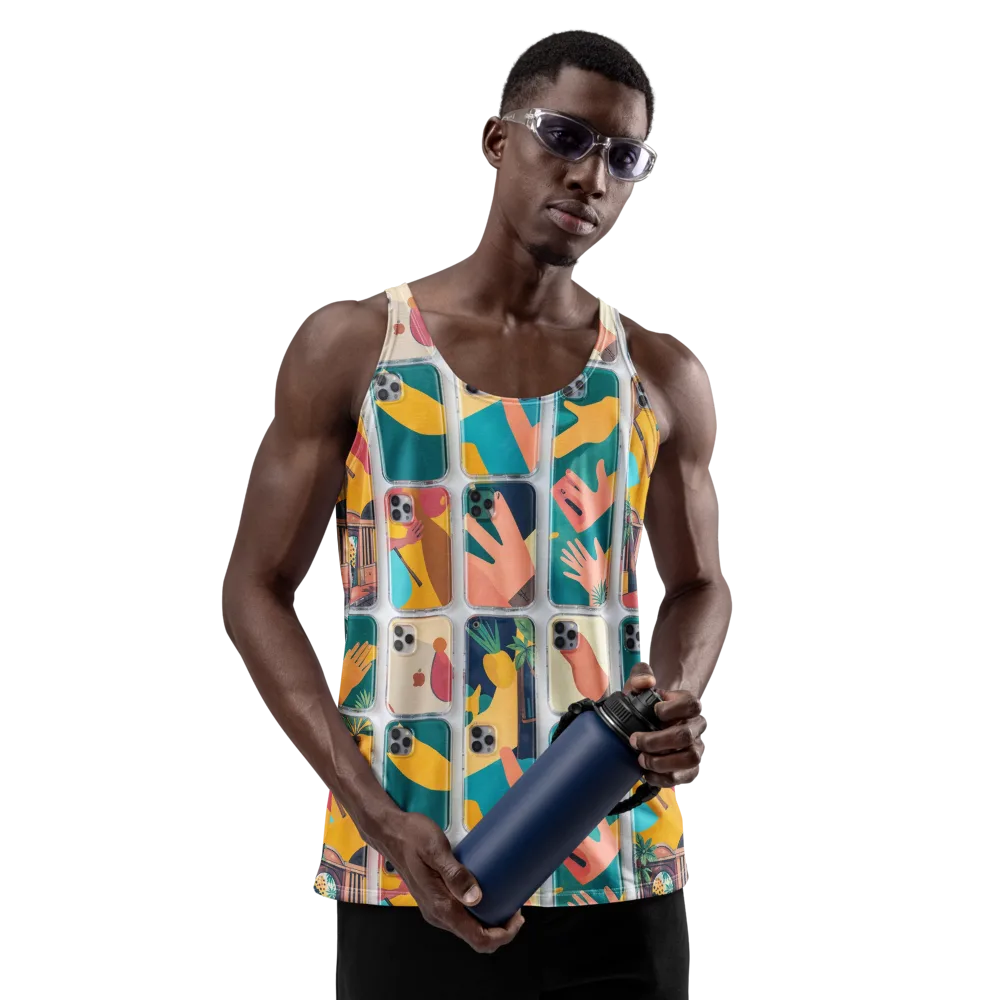 Palm Reader on Men's Tank Top — Front