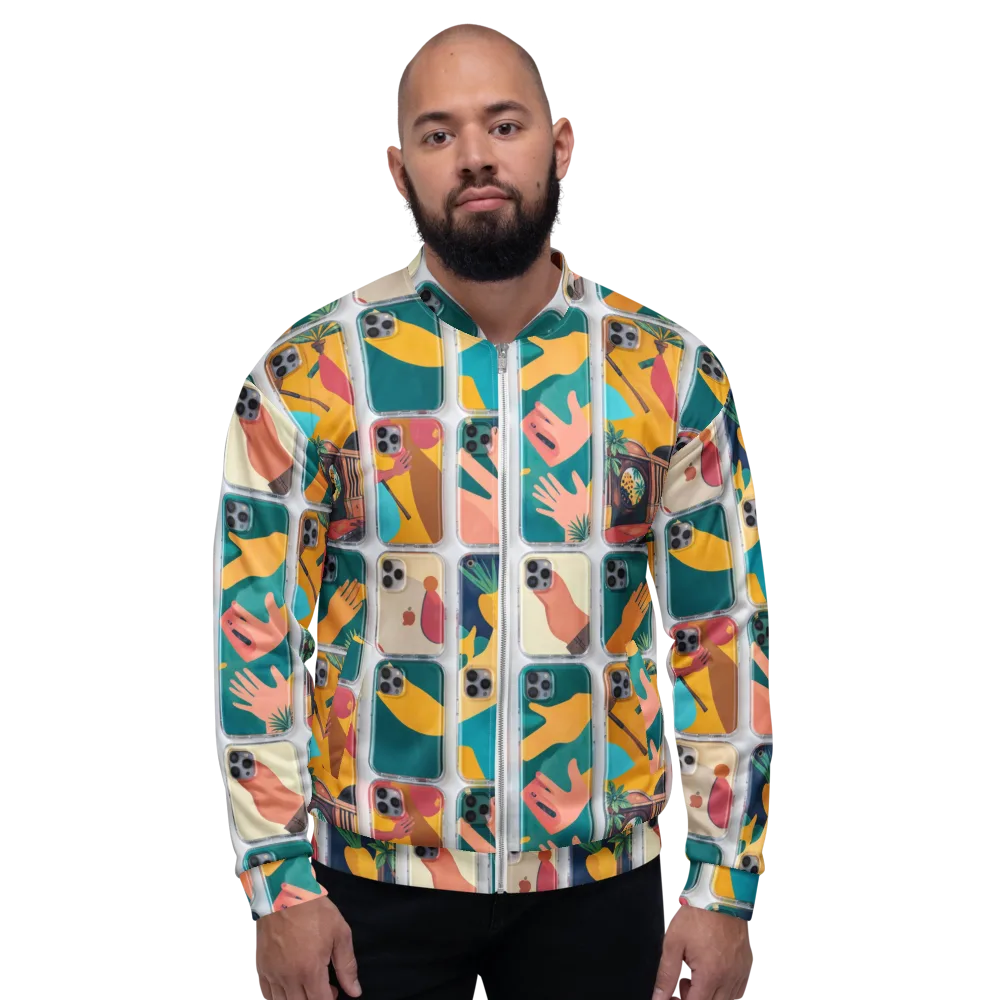 Palm Reader on Bomber Jacket — Front