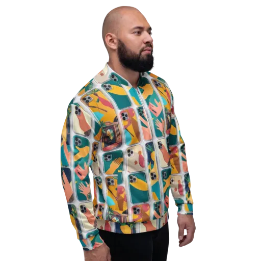 Palm Reader on a Bomber Jacket