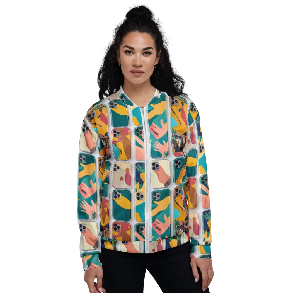 Palm Reader on Bomber Jacket — Front